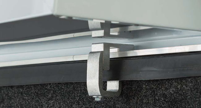 Heavy Duty Aluminum Base Rails for Mounting with Interior Clamps